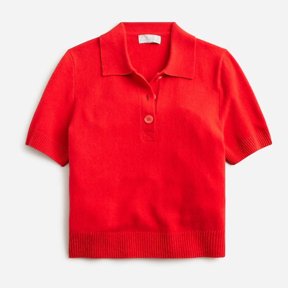 J.Crew cropped cashmere top